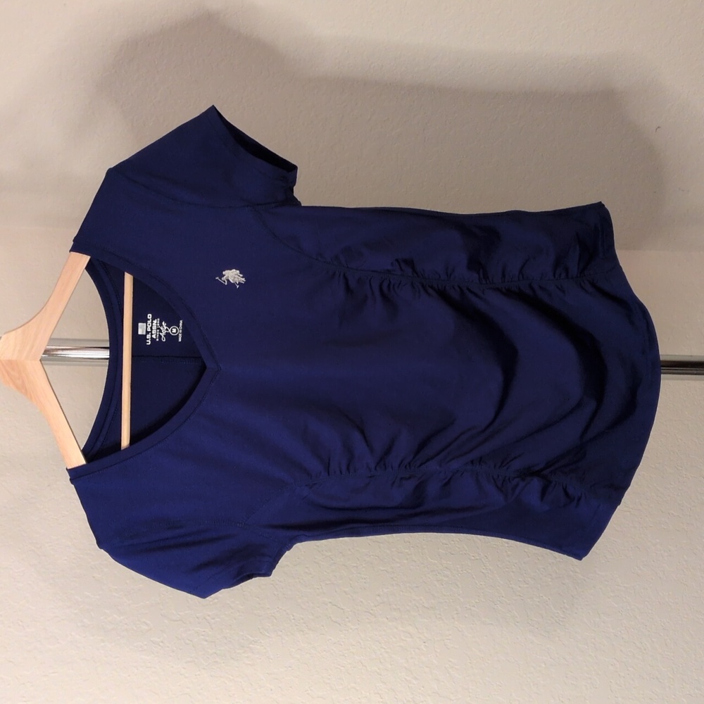 U.S. Polo Assn. Ruched Front Top